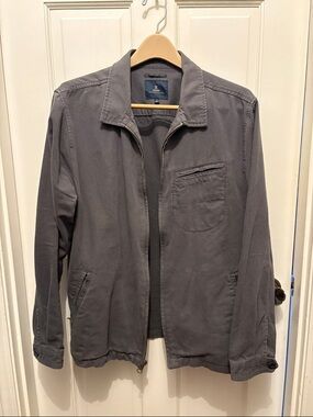 Roark Slate Gray Lightweight Zip Jacket